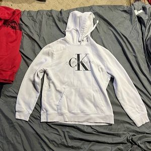 Calvin Klein White Hoodie